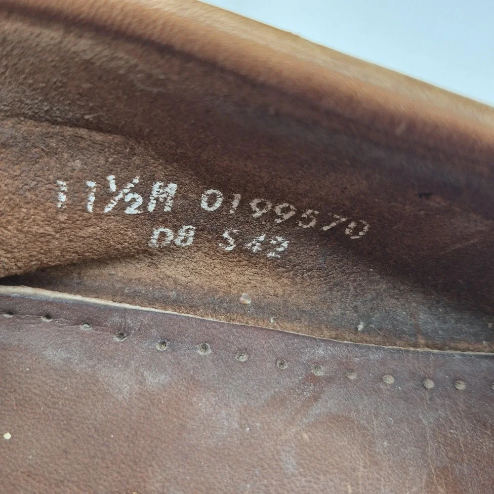 Sperry Top-Sider Shoes Mens Size 11.5 Brown Leather Boat Deck Casual Moc‎ Toe